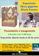 La Biblioteca A. Rodríguez Moñino-M. Brey en Cáceres presenta hoy lunes una exposición de libros gigantes sobre Gloria Fuertes