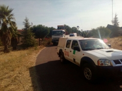 La Junta de Extremadura envía medios técnicos y humanos de apoyo a la zona de los incendios de Castelo Blanco en Portugal