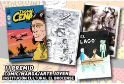Chechu Ramírez Jiménez, con su obra “Thomas Cena”, ganador del II Premio Cómic/Manga/Arte Joven.