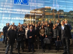 Empresas tecnológicas extremeñas buscan en Bruselas socios para proyectos europeos.