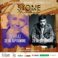 Serrat y Pablo López se suman al cartel del 'Stone & Music' 2018.