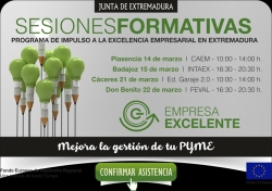 Comienzan las sesiones formativas del Programa Impulso a la Excelencia Empresarial en Extremadura