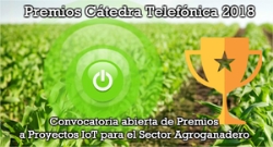 Se convoca los premios anuales a proyectos relacionados con proyectos IoT en el sector agroganadero.