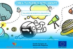 Niños y niñas de doce localidades cacereñas se forman en robótica con el taller “Crea tu pueblo inteligente”