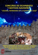 Concurso de escaparates y Motivos Navideños Cáceres, Patrimonio de la Humanidad 2018