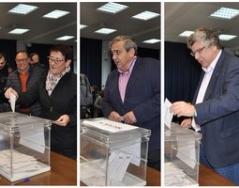 El catedrático de Química Física, Antonio Hidalgo y la catedrática de Física Aplicada, Marisa González son los dos candidatos a Rector/Rectora.