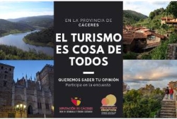 Una encuesta a la población local busca la participación ciudadana en el desarrollo del turismo sostenible.