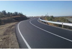 Finaliza el acondicionamiento de la carretera que une Casas de Millán con la N-630 y la A-66.