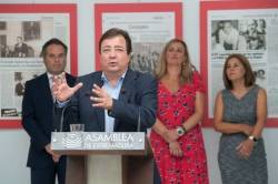 El presidente de la Junta de Extremadura,ha destacado que la base más amplia de la democracia reside en los ayuntamientos.