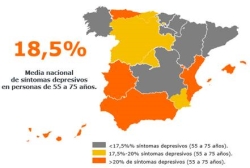 Extremadura es la sexta comunidad española con más síntomas depresivos entre la población de 55 a 75 años