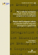 La Fundación Yuste publica el libro de las becas doctorales Sofía Corradi sobre paz y valores europeos