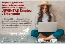 Hasta el día 28 de febrero aún está abierto el plazo para los programas JUVENTAS Emplea y JUVENTAS Emprende