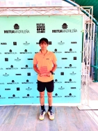 Fernando Bulnes del Club Pacense Sportocio, finalista en el Mutua Madrid Open Sub16 disputado en Murcia