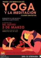 Clases gratuitas de Yoga y Meditación en el Ecj de Arroyo de la Luz