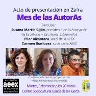 Presentación en Zafra del “Mes de las AutorAs"
