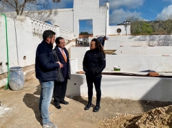 Las obras de accesibilidad del Rincón de Ballesteros estarán terminadas en dos semanas
