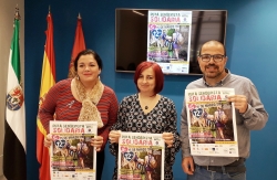 Una ruta senderista por la sierra de la mosca recudará fondos para divertea y esclerosis múltiple de extremadura