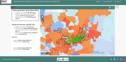 El INE lanza una serie de mapas sobre los patrones de movimiento de la población durante el confinamiento con tecnología de Esri