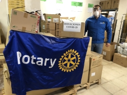 El Club Rotary, al lado de los cacereños en la lucha contra el covid-19