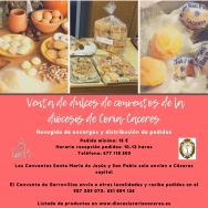 Venta de dulces de los conventos de la Diócesis de Coria - Cáceres