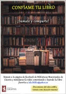 La Concejalía de Cultura lanza la actividad ‘confíame tu libro’ para promover la lectura