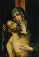 La obra del MUBA "La Piedad", de Luis de Morales, recupera su aspecto original