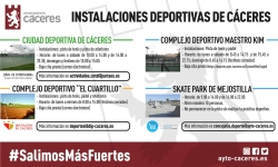 HORARIOS Y CONTACTOS DE INSTALACIONES DEPORTIVAS