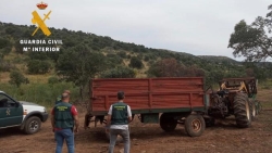 Dos detenidos y cuatro investigados por robos en explotaciones agroganaderas en la provincia de Cáceres