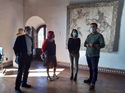 La consejera de Cultura visita el Museo de Cáceres en su reapertura