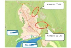 Diputación de Cáceres invierte 1 millón de euros en Coria para la mejora de accesos a la ciudad