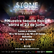 La taquilla física de Stone & Music reanuda la atención al público el próximo martes 23 de junio