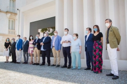 Fernández Vara visita las nuevas instalaciones del Museo Helga de Alvear