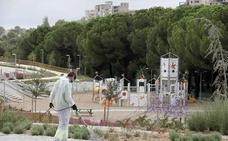 Cáceres cierra los parques municipales por la previsión de fuertes vientos