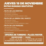 La Rutas Guiadas Innovadoras nos acercan a las Ermitas, la Ribera del Marco y los Parques de la ciudad