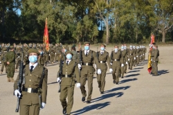 El segundo turno de alumnos del Cefot jura bandera a puerta cerrada