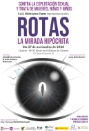 Representación teatral de la E. A. E Maltravieso por el Día Internacional contra la explotación y la trata de mujeres, niñas y niños