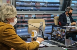 Leire Iglesias señala que los fondos europeos Next Generation impulsarán la logística, la digitalización del transporte y la movilidad sostenible y se