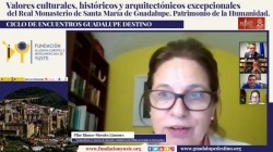 La vicepresidenta primera destaca que Guadalupe representa la vocación extremeña como nexo de unión entre Europa e Iberoamérica