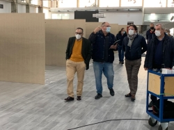 Vergeles estima que el hospital de provisional de IFEBA estará listo para finales de enero