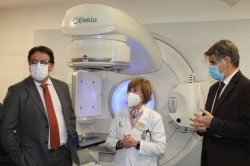 Vergeles califica de noticia importante la puesta en marcha del segundo acelerador lineal en Badajoz