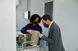 El laboratorio de control de calidad de materiales de obra de la Diputación se renueva e incorpora más instrumental