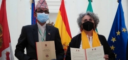 Cáceres y Lumbini rubrican su hermanamiento en un ‘día histórico’