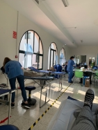 Alumnos de la Residencia Universitaria Hernán Cortés donan sangre