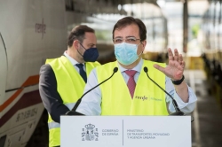 Fernández Vara pone en valor los compromisos cumplidos con el tren en la región
