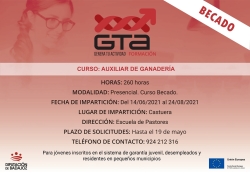 Castuera acoge un curso de auxiliar de ganadería impulsado por la Diputación de Badajoz