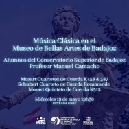 Cuartetos de cuerda del Conservatorio Superior de música Bonifacio Gil en los museos