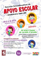 Recursos Socioeducativos de Apoyo Escolar y Educación en el Tiempo Libre