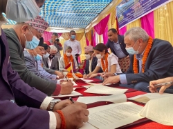La consejera de Cultura firma un memorándum de colaboración entre administraciones extremeñas y nepalíes