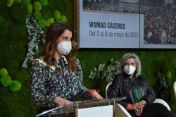 Nuria Flores presenta en FITUR los festivales multiculturales extremeños y el destino regional de turismo cinematográfico