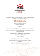 La Edición Rescate nº13 del MUBA, ‘Zurbarán en los archivos extremeños’, viaja a Sevilla